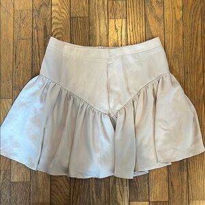 Elegant Beige Women's Skirt